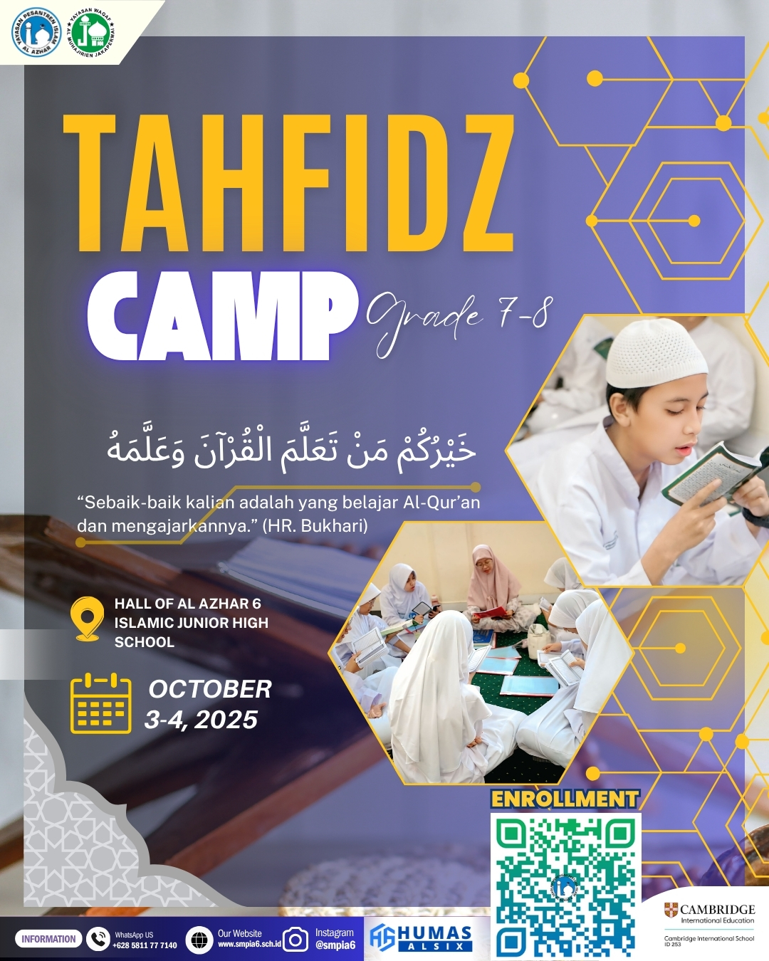 Tahfizh Camp 2025 – A Journey of Heart, Mind, and Faith